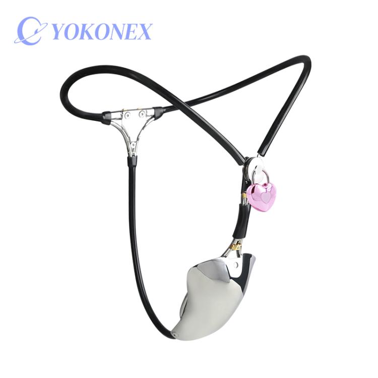 YoKoNex Premium Steel Chastity Cage | Remote Smart Lock Control & Adjustable Briefs