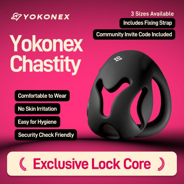 YoKoNex Black Chastity Cage