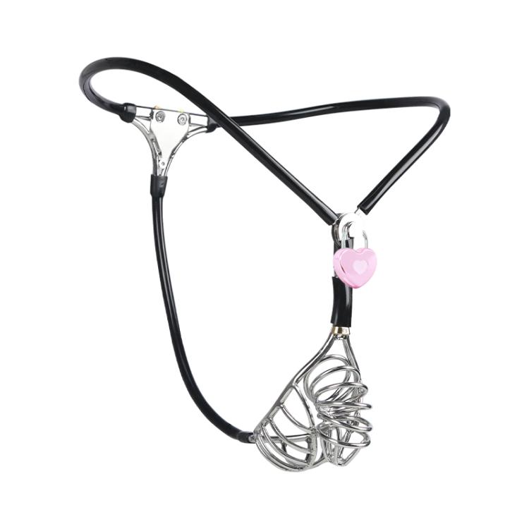 YOKONEX Stainless Steel Full-Open Chastity Cage – 9cm