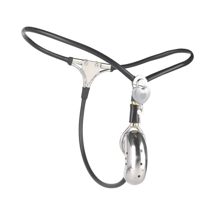YoKoNex Adjustable Men’s Chastity Belt with Urethral Tube