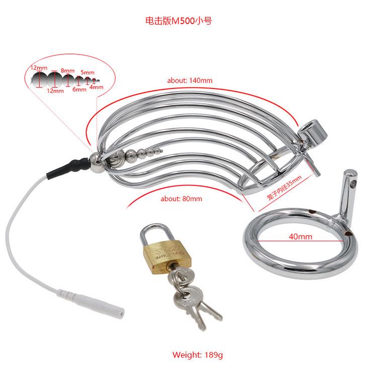 YoKoNex Long Open Hollow E-Stim Chastity Cage